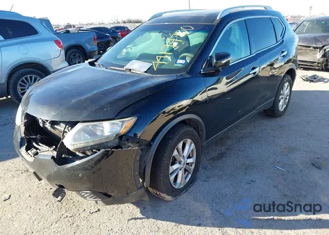 2014 Nissan Rogue Sv z USA, uszkodzony, nr VIN 5N1AT2MT2EC820254